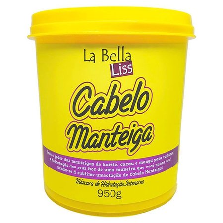 Máscara Cabelo Manteiga La Bella Liss 950g